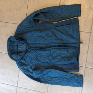 L.L.Bean xs women's quilted jacket with ribbed sides